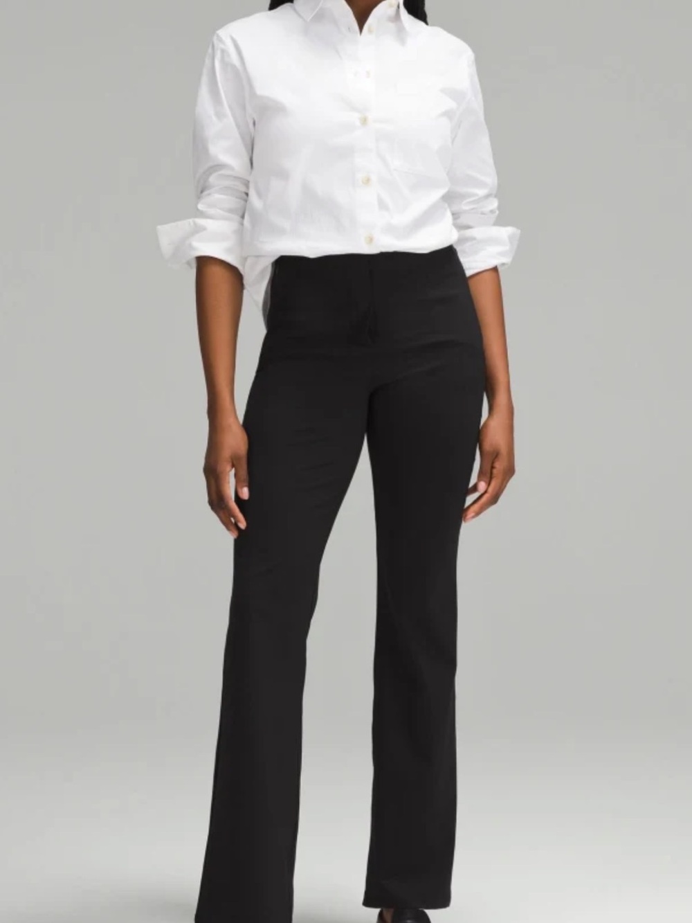 lululemon athletica Black Women's Straight-Leg Travel Trousers